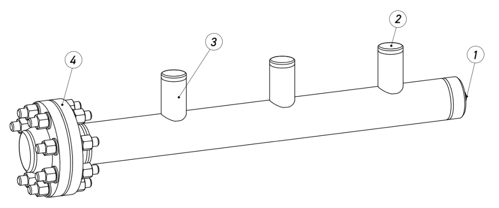 Коллектор РУ. Схема