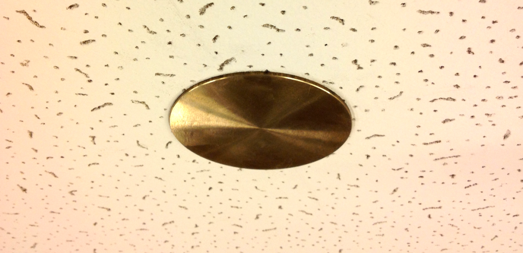 Насадок газового пожаротушения скрытое размещение