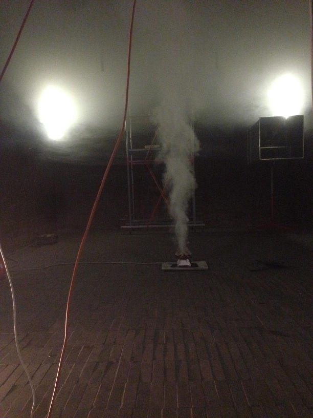 Рис. 4. Тестовый очаг пожара ТП-2 б окончание теста