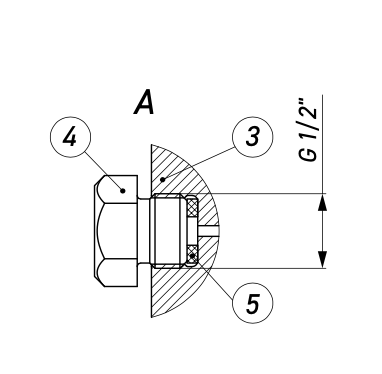 Коллектор NVC. Крепление коллектора к стойке