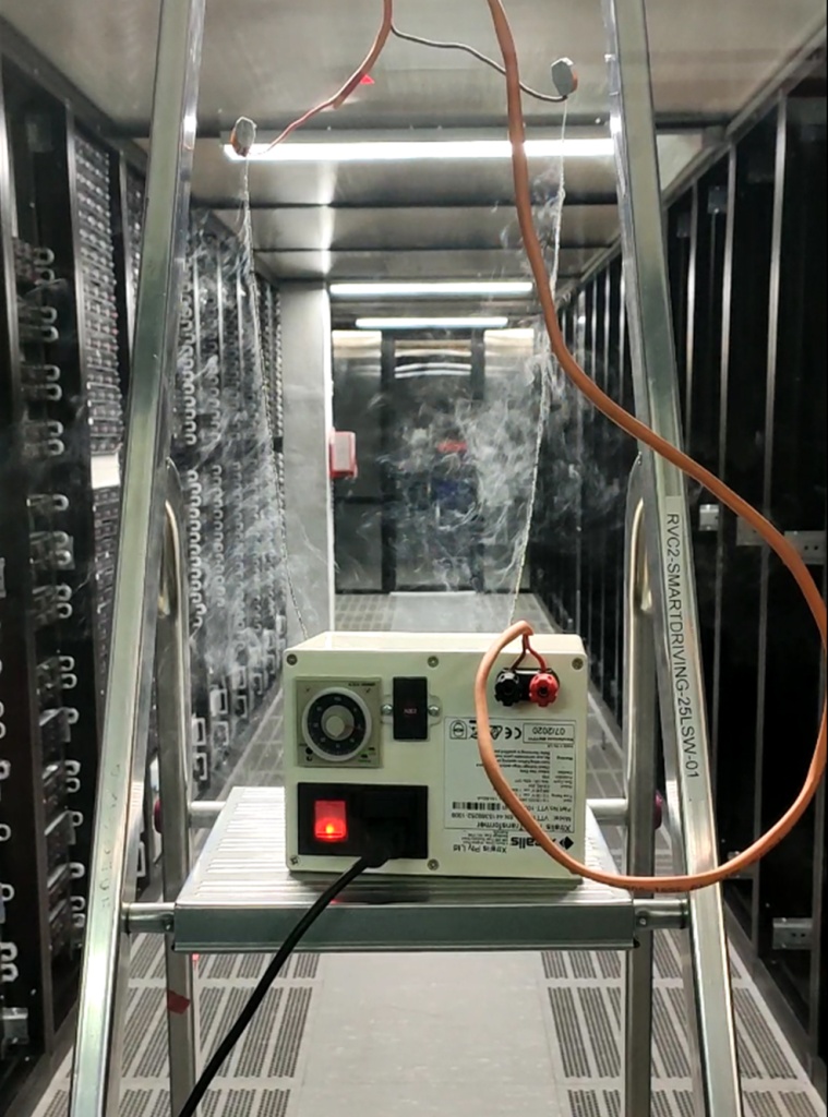 Рис. 14. Нагрев 1 м кабеля в холодном коридоре